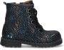 BunniesJR Tina Trots Meisjes Biker Boots Blauw Suède Veters - Thumbnail 10