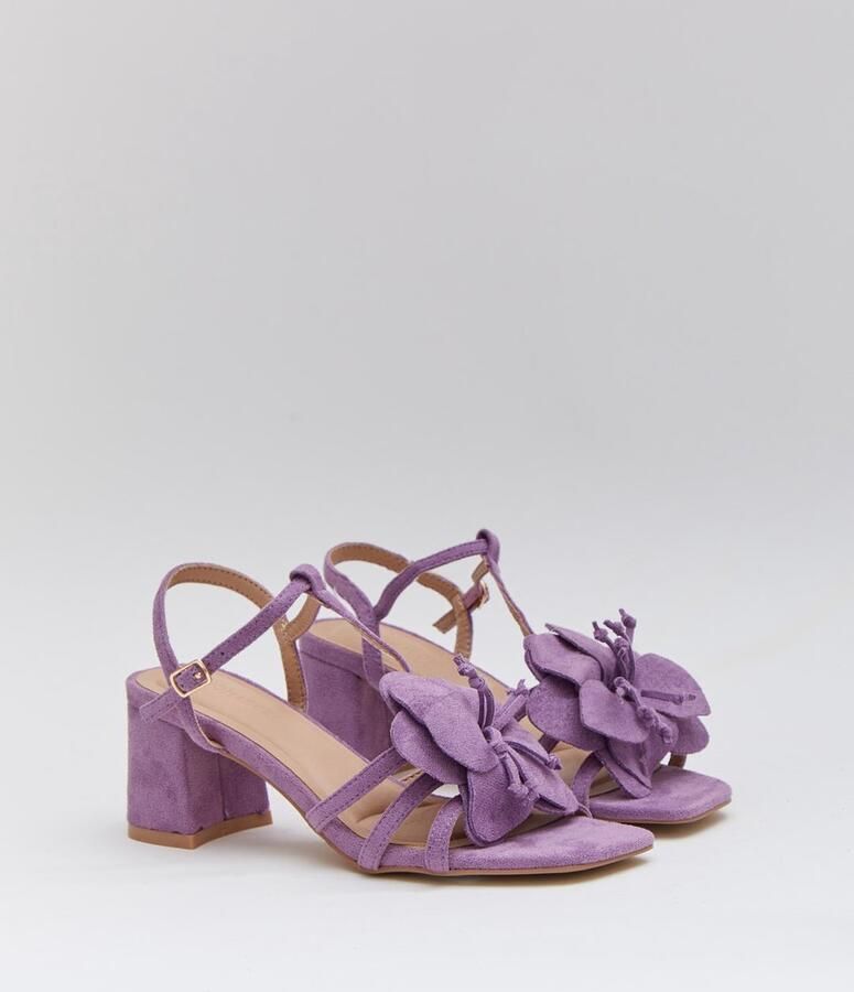 Buonarotti Dames Sandalen Lila Suedine Lila - Foto 2