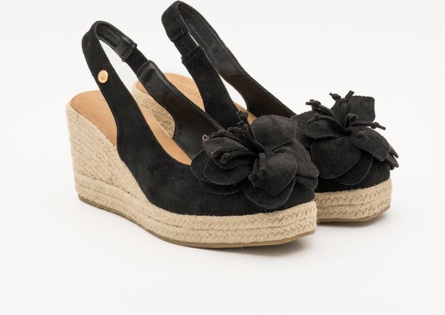 Buonarotti Dames Sandalen Zwart Suedine