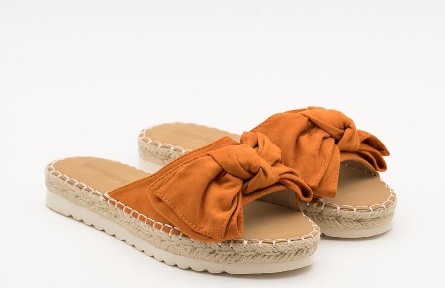 Buonarotti Dames Slippers Oranje Suedine Oranje - Foto 1