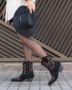 Weloveshoes Cyber Monday Deal Dames Cowboylaarzen met Hak Kort Suedine Zwart - Thumbnail 2