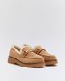 Buonarotti Dames Loafers & Mocassins Beige Suedine - Thumbnail 2
