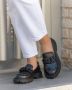 Buonarotti Dames Loafers & Mocassins Zwart Imitatieleer - Thumbnail 1