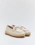 Weloveshoes SmileFavorites Loafers & Espadrilles Instappers Western Wit Imitatieleer - Thumbnail 4