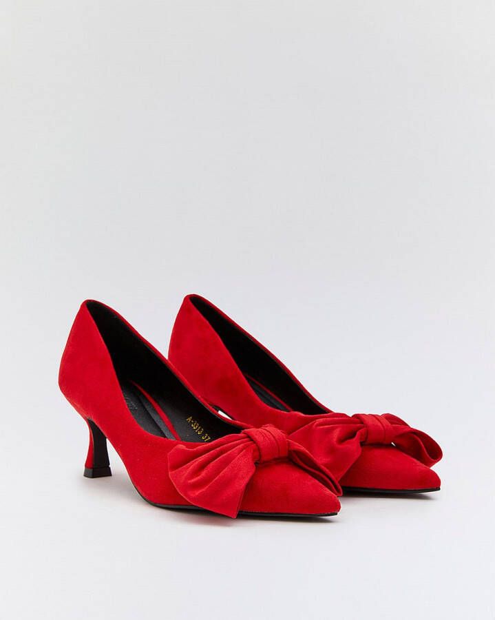 Buonarotti Dames Pumps Slingbacks Rood Suedine