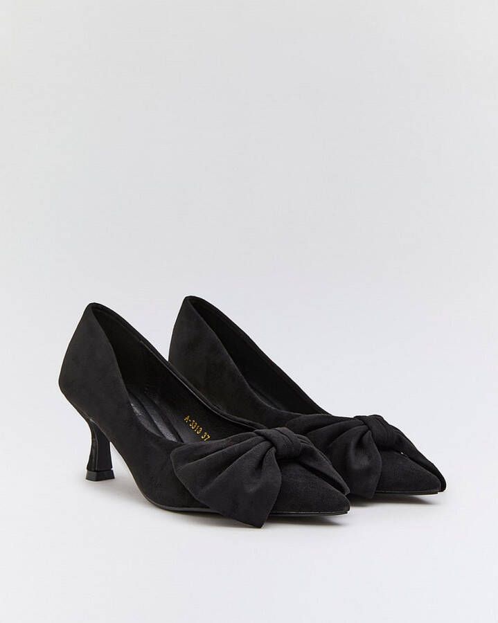 Buonarotti Dames Pumps Slingbacks Zwart Suedine