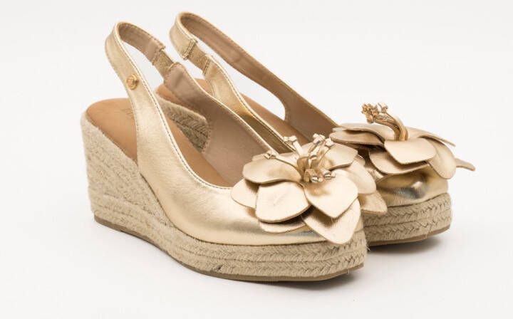 Buonarotti Dames Sandalen Goud Imitatieleer