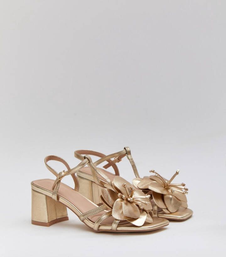Buonarotti Dames Sandalen Goud Imitatieleer