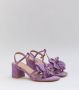 Buonarotti Dames Sandalen Lila Suedine Lila - Thumbnail 2