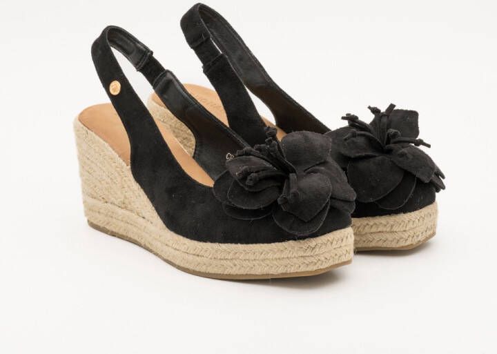 Buonarotti Dames Sandalen Zwart Suedine