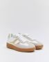 Weloveshoes SmileFavorites Dames Sneakers Wit Imitatieleer - Thumbnail 1