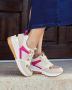 Buonarotti Dames Sneakers Beige Imitatieleer - Thumbnail 1