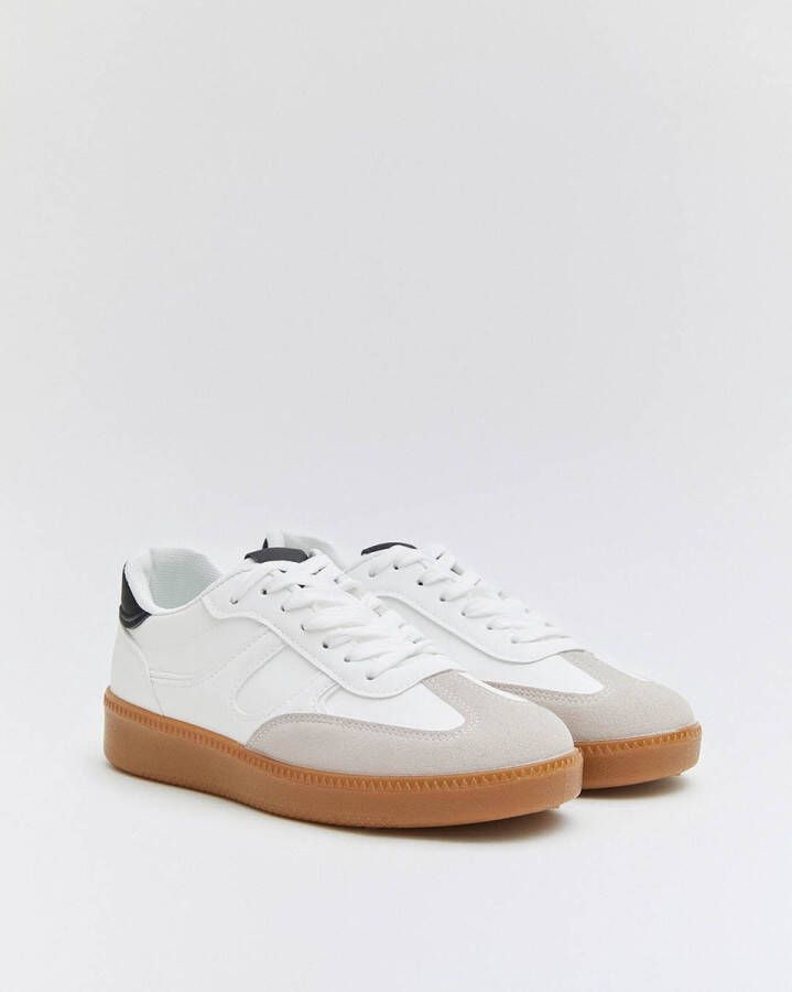 Buonarotti Dames Sneakers Wit Imitatieleer