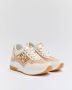 Buonarotti Dames Sneakers Wit Imitatieleer Metallic - Thumbnail 2