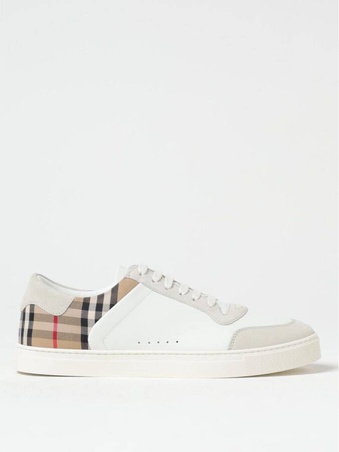 Burberry Multicolor Leren Sneakers Ss2024 Model 8069089_A9022 White