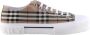 Burberry Beige Sneakers van Biologisch Katoen met Vintage Check Motief Beige Heren - Thumbnail 1