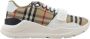 Burberry Sneakers met Vintage Check-patroon en klittenbandsluiting Beige Dames - Thumbnail 1