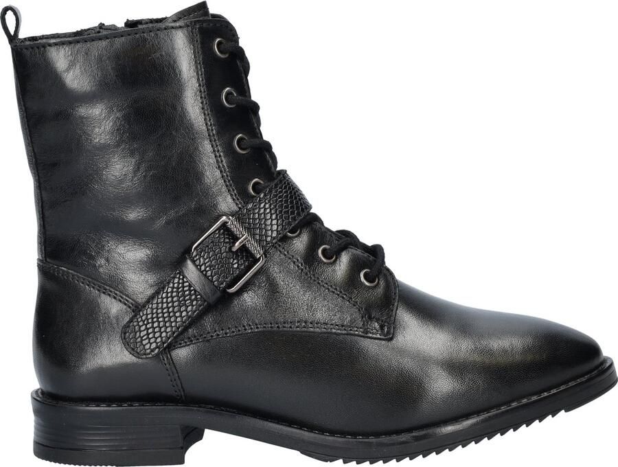 Cafe Moda dames veterboot Zwart