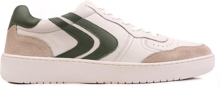 Cafe Moda hank sneaker off-white groen leer