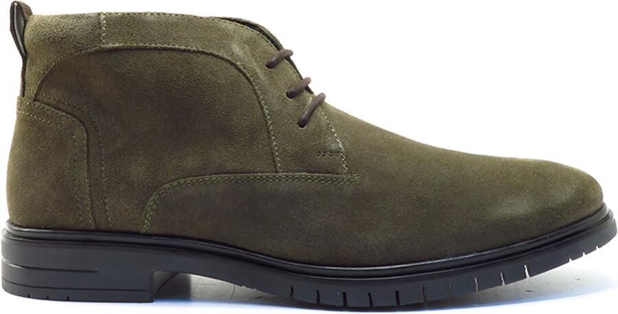 Cafe Moda Khaki suede veterboet 3NO0150201 9700 Khaki