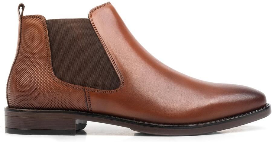Cafe Moda Omnio chelsea boots tan leer