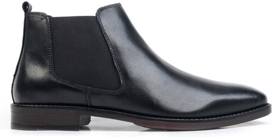 Cafe Moda Omnio chelsea boots zwart leer