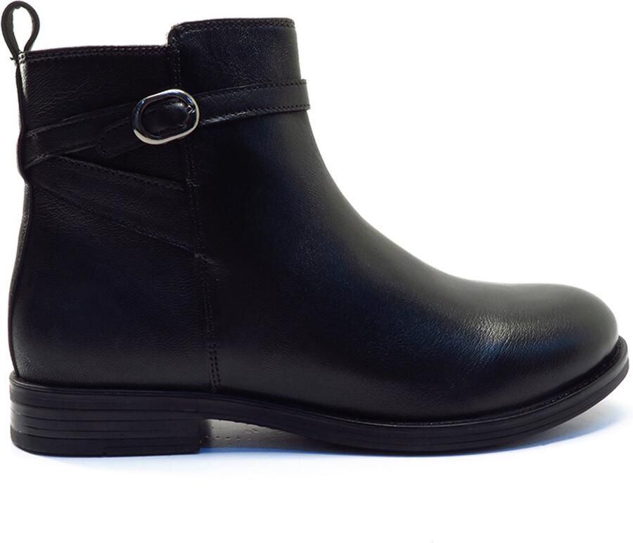 Cafe Moda Zwart plat gesp 2VR1281301 2100 ZWART