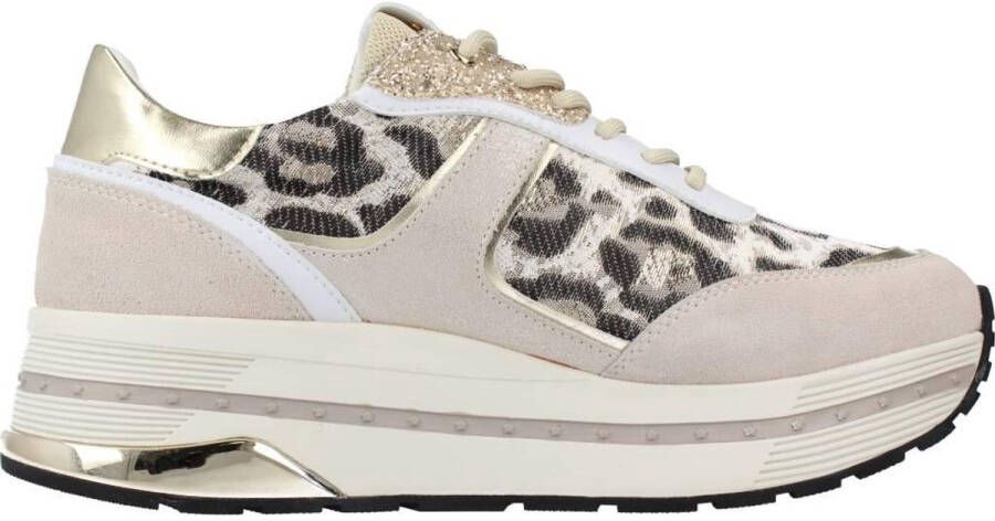 CafèNoir Stijlvolle Damessneakers Beige Dames