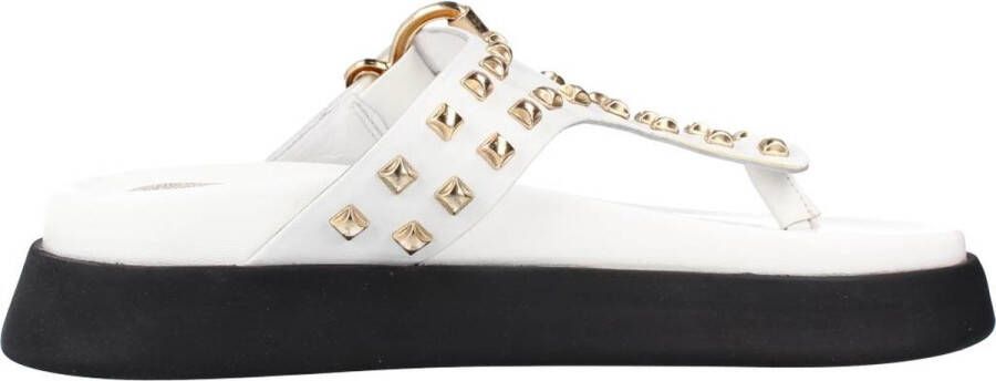 CafèNoir Flip Flops White Dames