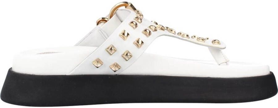 CafèNoir Flip Flops White Dames