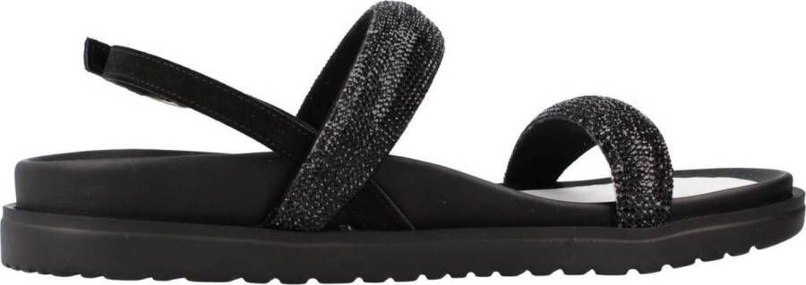 CafèNoir Flat Sandals Brown Black Dames