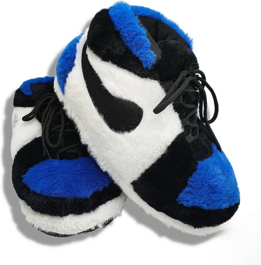 Caimco Sneaker Sloffen Sneaker Pantoffels Blauw Wit Zwart Pantoffels One Size Sneaker Sloffen Sneakers Pantoffels