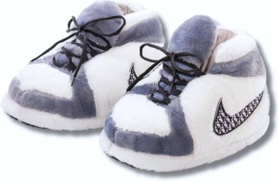 Caimco Sneaker Sloffen Sneaker Pantoffels Roze Wit Pantoffels One Size Sneaker Sloffen Sneakers Pantoffels