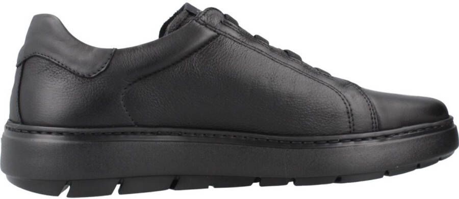 Callaghan Zwarte leren herenschoen comfortstijl Black Heren