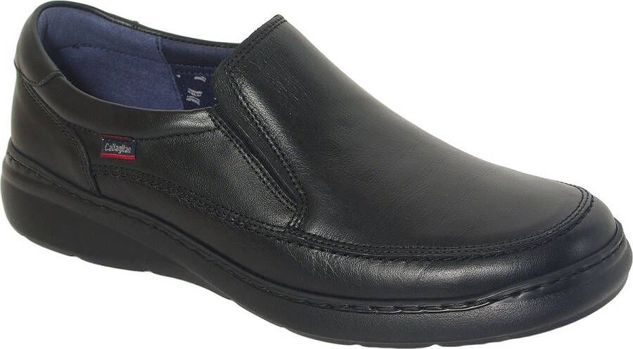 Callaghan Zwarte Casual Leren Mocassins Black Heren