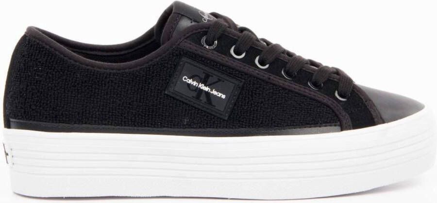 Calvin Klein Zwarte Polyester Sneaker met Contrasterende Details Black Heren - Foto 3