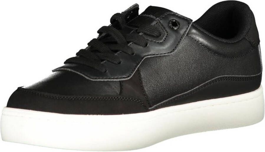 Calvin Klein Jeans Sneakers van leer met reliëflogo model 'CLASSIC CUPSOLE'