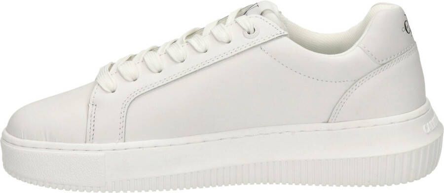 Calvin Klein Plateausneakers CHUNKY CUPSOLE MONO LTH WN vrijetijdsschoen lage schoen veterschoen met ck-opdruk aan de zijkant - Foto 10