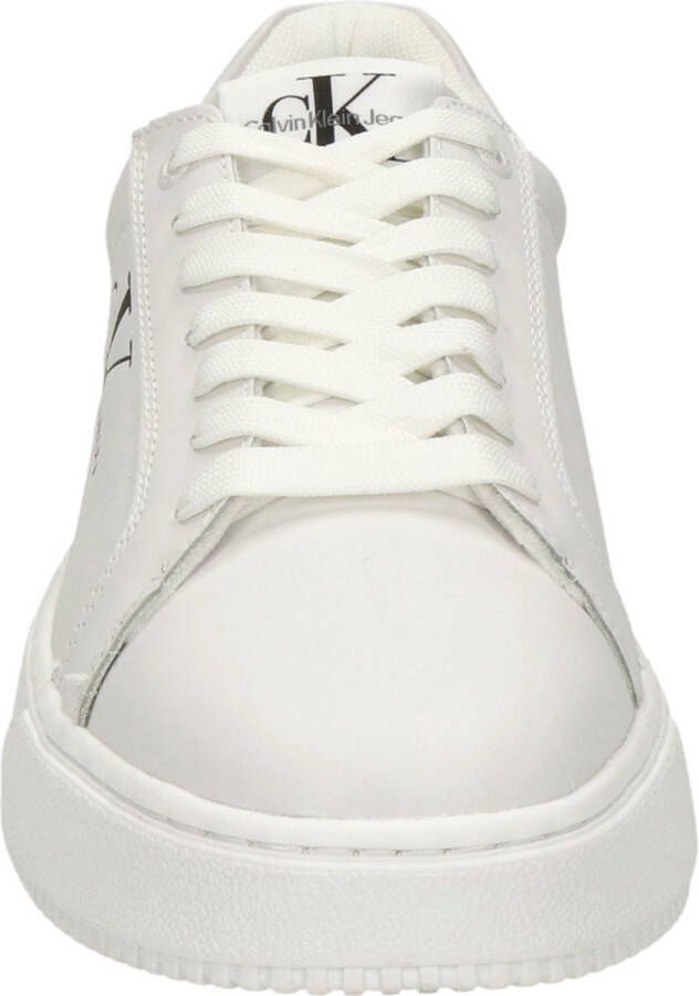 Calvin Klein Plateausneakers CHUNKY CUPSOLE MONO LTH WN vrijetijdsschoen lage schoen veterschoen met ck-opdruk aan de zijkant - Foto 3