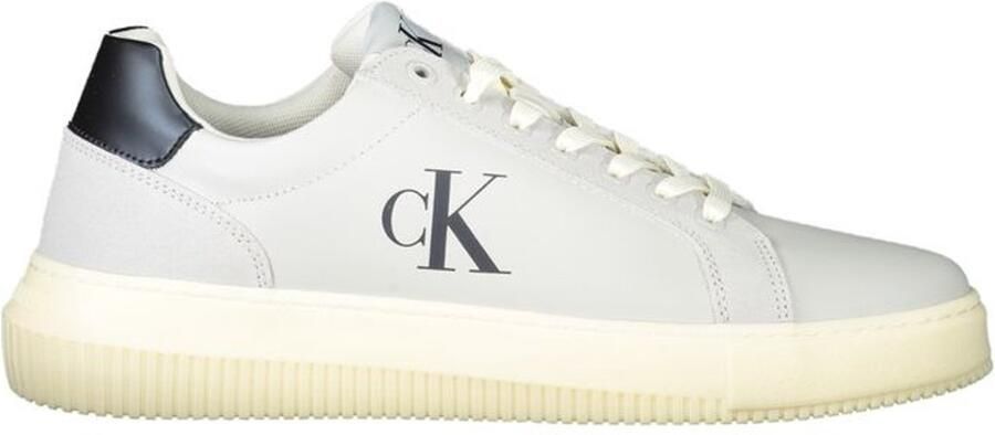 Calvin Klein Sportieve Grijze Sneakers met Printdetails Gray Heren