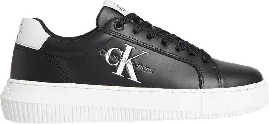 Calvin Klein Plateausneakers CHUNKY CUPSOLE LACEUP LOW ESS M met zilverkleurige details - Foto 2