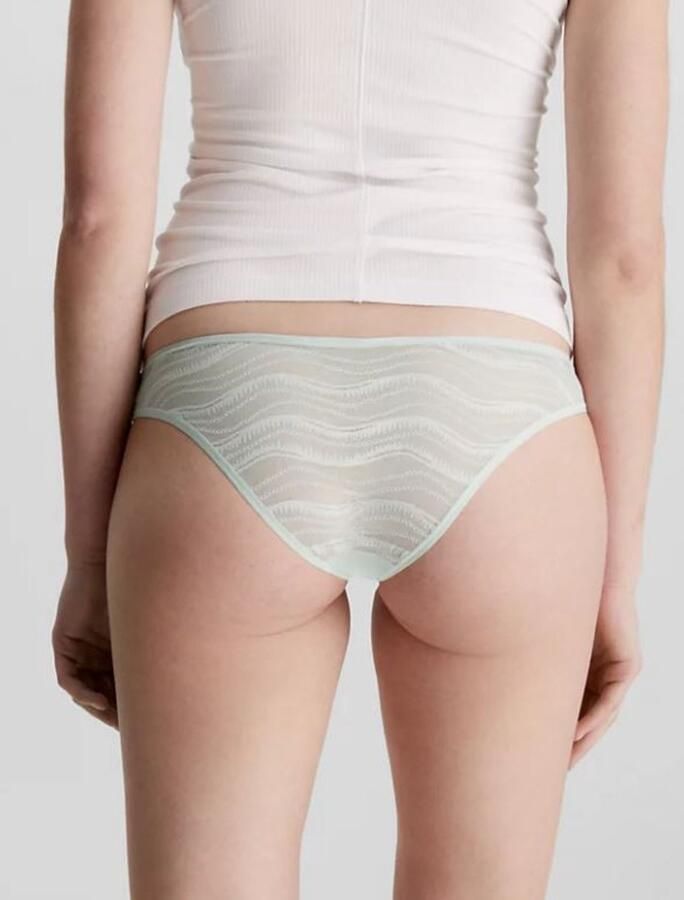 Calvin Klein Dames Figuur Groen M Kant