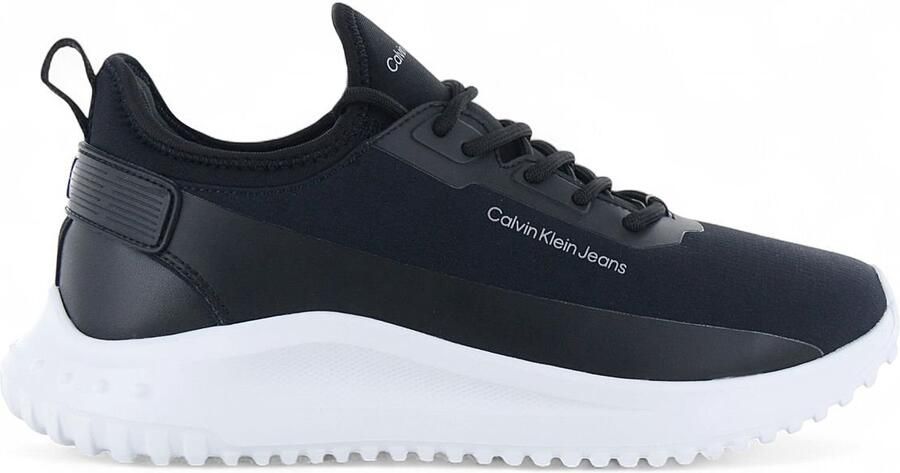 Calvin Klein EVA Runner Sock Mix Dames Sneakers Schoenen Zwart YW0YW01665