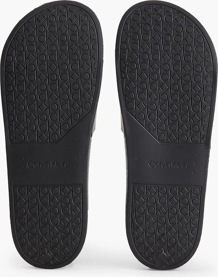 Calvin Klein Rubberen Zwembadsandalen Lente Zomer Collectie Black Heren - Foto 3