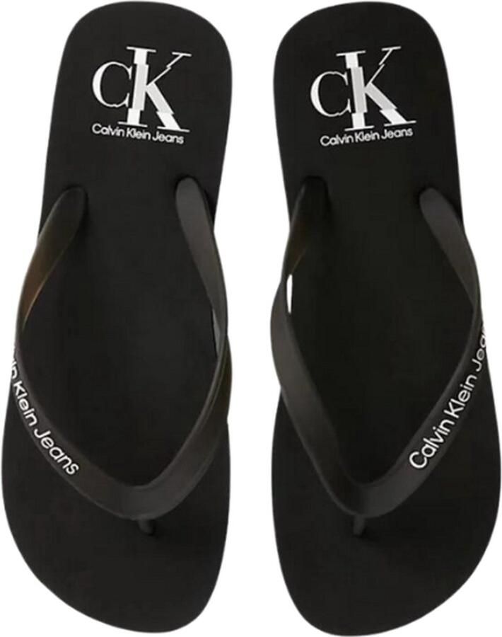 Calvin Klein Heren Slippers Flip Flops Beach zwart