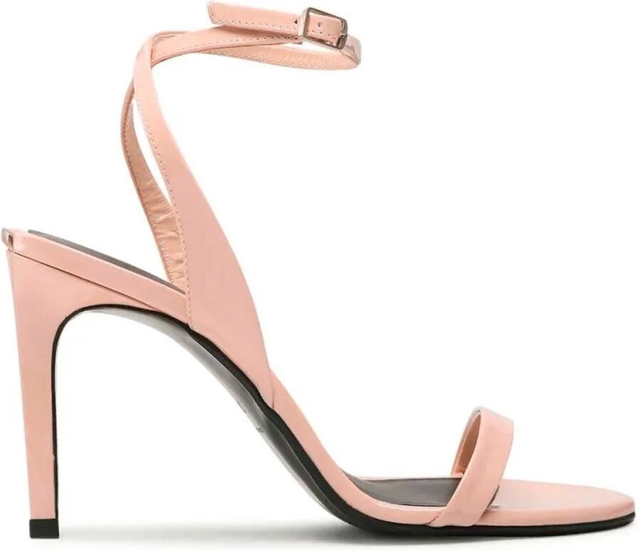 Calvin Klein Hw0hw01632 Hakken Sandalen Beige Vrouw