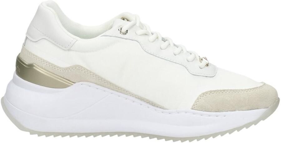 Calvin Klein Internal Wedge Lace Up-Nylon Mix Veterschoenen Laag Wit - Foto 2