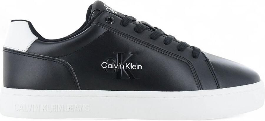 Calvin Klein Sneakers CLASSIC CUPSOLE MONO LTH Vrijetijdssneaker lage schoen veterschoen in klassieke look
