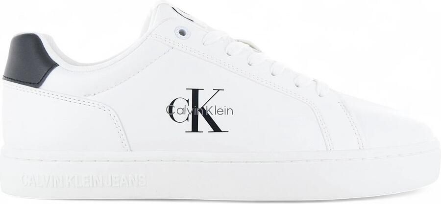 Calvin Klein Sneakers CLASSIC CUPSOLE MONO LTH Vrijetijdssneaker lage schoen veterschoen in klassieke look