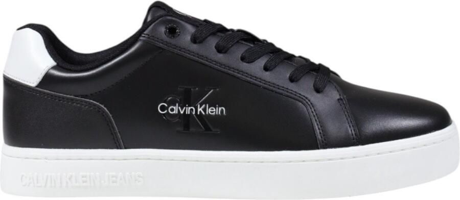 Calvin Klein Sneakers CLASSIC CUPSOLE MONO LTH Vrijetijdssneaker lage schoen veterschoen in klassieke look - Foto 2